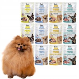 Brit Care Mini Pouch 12x85 Zestaw Zestaw Lamb Herring Venison Rabbit