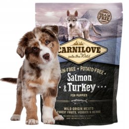 CARNILOVE PUPPY SALMON & TURKEY 1,5KG karma dla szczeniąt premium