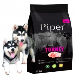 Dolina Noteci Piper JUNIOR PUPPY TURKEY 12KG Sucha Karma dla szczeniąt ind