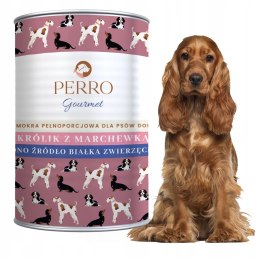 PERRO Gourmet Królik z marchewką dla psów dorosłych 400g