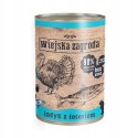 Wiejska Zagroda dla Kota ZESTAW 12x400g INDYK Z ŁOSOSIEM