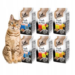 PAKIET 36X50 SHEBA MINI DANIA RYBNE W SOSIE 50G