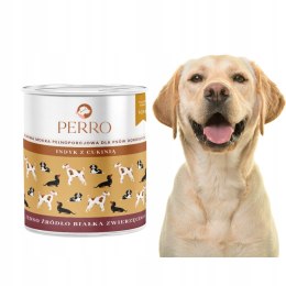 PERRO Karma mokra Indyk z cukinią monobiałkowa dla psów dorosłych 850g