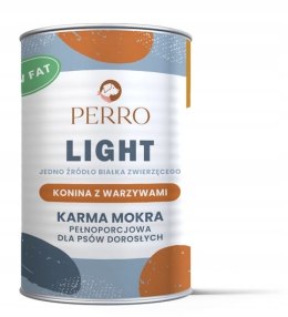 PERRO LIGHT Karma mokra Konina z warzywami - monobiałkowa dla psów dorosłyc