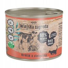 Wiejska Zagroda królik z cielęciną dla kociąt 200g