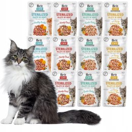 BRIT CARE CAT FG STERILISED 12X85