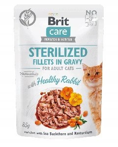 BRIT CARE CAT FG STERILISED 12X85