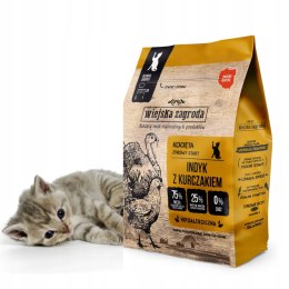 Karma dla kociąt WIEJSKA ZAGRODA indyk 5kg JUNIOR