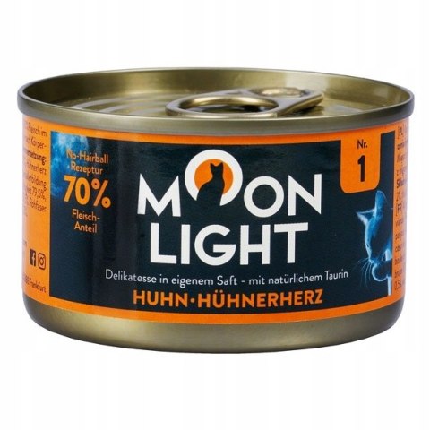 MOONLIGHT DINNER Nr1 KARMA W PUSZCE DLA KOTA KURCZAK I SERCA KURCZAKA 80g