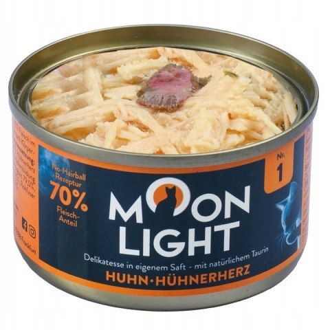 MOONLIGHT DINNER Nr1 KARMA W PUSZCE DLA KOTA KURCZAK I SERCA KURCZAKA 80g