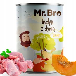 Mr. Bro LIGHT Indyk z dynią 400g Monoproteinowa