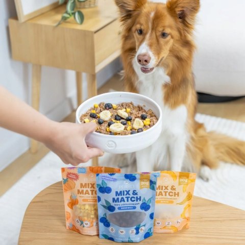 PERRO MIX & MATCH Banan przysmaki liofilizowane 20g