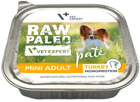 RAW PALEO MINI ADUTLT TURKEY MONOPROTEIN 150 VET EXPERT