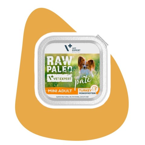 RAW PALEO MINI ADUTLT TURKEY MONOPROTEIN 150 VET EXPERT