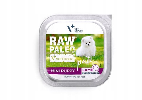 Raw Paleo Lamb Pate Mini Puppy alu tray 150G