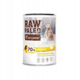 Raw Paleo MONOPROTEIN Indyk/Turkey Adult Can 400g MONOBIAŁKOWA