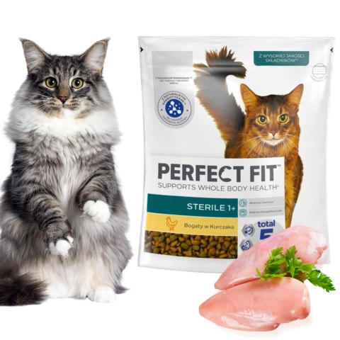 SUCHA KARMA PERFECT FIT STERILE 1+ DLA STERYLIZOWANYCH KOTÓW 750G