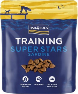 Smaczki Fish4Dogs training super star Sardine 150g PRZYSMAKI dla psa