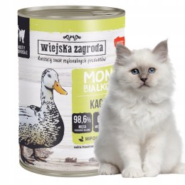 Wiejska Zagroda Monobiałkowa mokra karma dla kota Kaczka 400g
