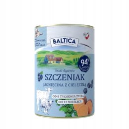 BALTICA SZCZENIAK INDYK KOZINA Z KRÓLIKIEM JAGNIĘCINA Z CIELĘCINĄ 6X400 MI