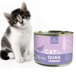 POKUSA CatLine karma mokra Quail / Przepiórka 200G KITTEN