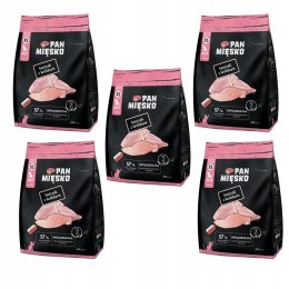 Pan Mięsko Kurczak z królikiem PAKIET PRÓBNY 5X400 karma dla kociąt