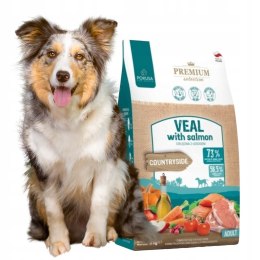 Pokusa Veal&Salmon CIELĘCINA Z ŁOSOSIEM 3kg Bezzbożowa JABŁKA DYNIA