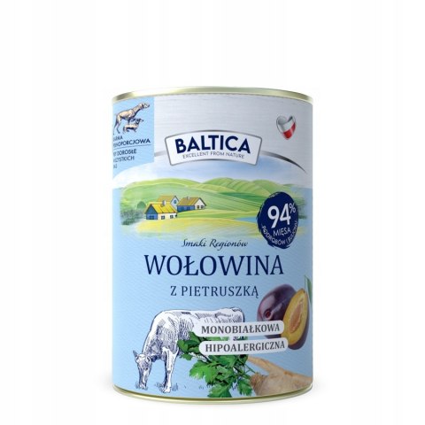 WOŁOWINA 12X400 PAKIET PRÓBNY BRIT MONOPROTEIN VETPRIME BALTICA BEEF