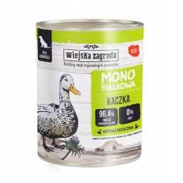 Wiejska Zagroda Karma mokra dla psa Monobiałkowa Kaczka (dorosły) 800g