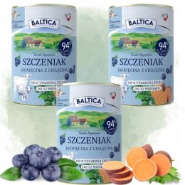 BALTICA SZCZENIAK JAGNIĘCINA Z CIELĘCINĄ 3X400 ZESTAW