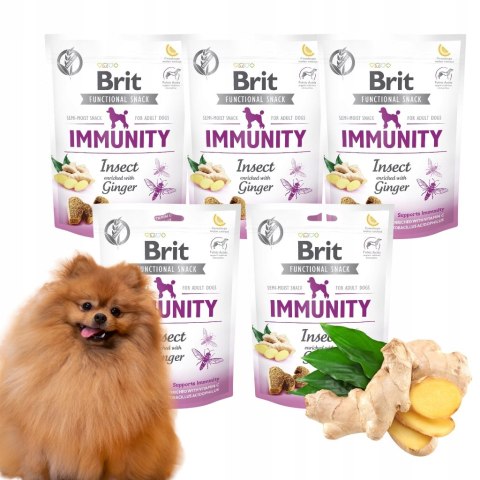 BRIT FUNCTIONAL IMMUNITY smaczki dla psa 5X150 PRZYSMAKI NA ODPORNOŚĆ
