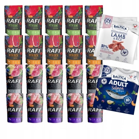 DOLINA NOTECI RAFI SASZETKI PREMIUM MIX 20x500g mega pakiet NAJLEPSZE SMAKI