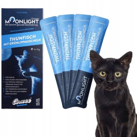 MOONLIGHT DINNER CREME SOS POLEWA PRZYSMAK DLA KOTA 16x15g ZESTAW