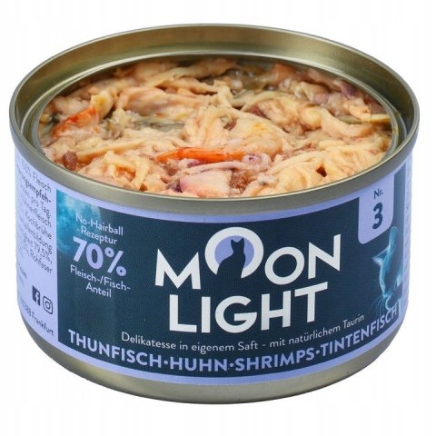 MOONLIGHT DINNER Nr3 PUSZKA W DLA KOTA TUŃCZYK KURCZAK KAŁAMARNICA 80g