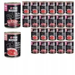 Pan Mięsko Wieprzowina z kaczkąx indyk MIX PUPPY 24X400