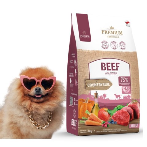 Pokusa Beef Adult Premium Selection WOŁOWINA 3kg