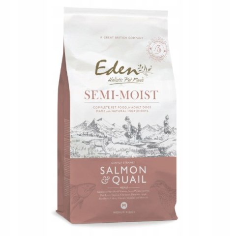 ZESTAW 2X2KG EDEN SEMI MOIST COUNTRY FEAST i SEMI-MOST SALMON QUAIL