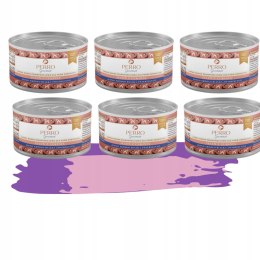ZESTAW KARMA MOKRA DLA PSA PERRO Gourmet Jeleń z cukinią 6x200g