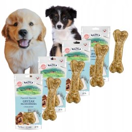 ZESTAW KOSTEK DLA SZCZENIAKA 4XBaltica Kość dla szczeniąt wołowa 1 szt.