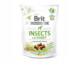 Brit Crunchy Insect Insekty MIX przysmak 5x 200g