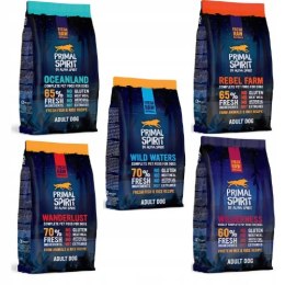 PRIMAL SPIRIT PAKIET PRÓBNY 5X 1KG MIX WILD WATERS