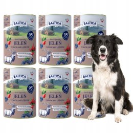 BALTICA JELEŃ Z OWOCAMI LEŚNYMI 6X400 ZESTAW Mokra karma premium