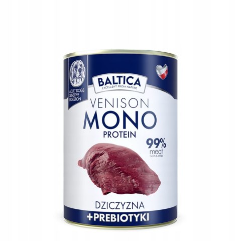 BALTICA MONO KARMA Zestaw 12 x 400 dziczyzna + jagnięcina MIX SMAKÓW