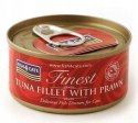 Fish4Cats - Filety Tuńczyka z Krewetkami - Karma mokra dla kota 70g