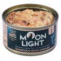 MOONLIGHT DINNER Nr2 KARMA W PUSZCE DLA KOTA TUŃCZYK KURCZAK KREWETKI 80g