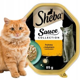 Mokra Karma Dla Kota Sheba Sauce Speciale Indyk z Warzywami w Sosie 85g