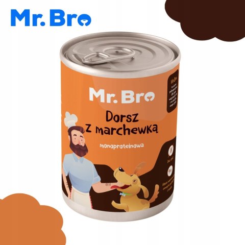 Mr. Bro Dorsz z marchewką 400g monoproteinowa