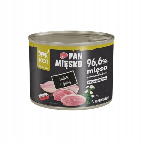 PAN MIĘSKO Indyk z Gęsią 200G kot