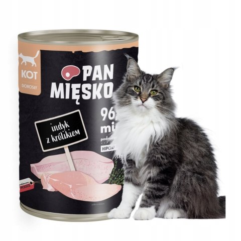 PAN MIĘSKO kot Indyk z królikiem karma dla kota 400
