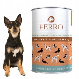 Perro Dorsz Z marchewką dla psów dorosłych 410g MONOBIAŁKOWA DLA ALERGIKA